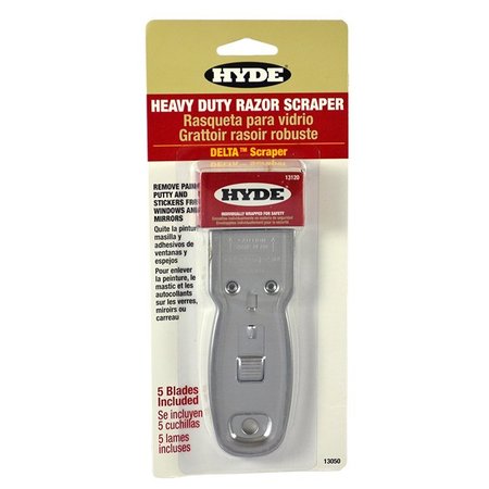 Hyde Hd Glass Scraper W/5 Blades 13050